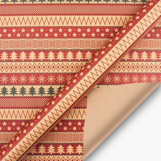 Vintage Gift Wrapping Paper 10ft
